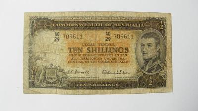 Austrálie 10 Šilinků 1961