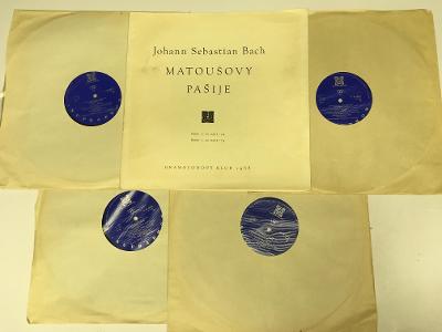 LP -Gramofonové desky- Johann Sebastian Bach - MATOUŠOVY PAŠIJE - 4xLP