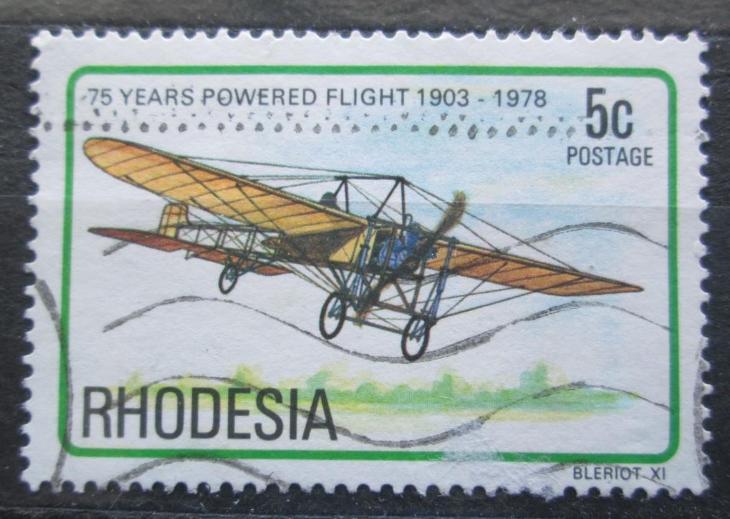 Rodézia, Zimbabwe 1978 Staré lietadlo Mi# 222 1401 - Známky