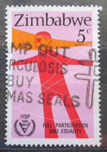 Zimbabwe 1981 Mezinárodní rok postižených Mi# 251 1404