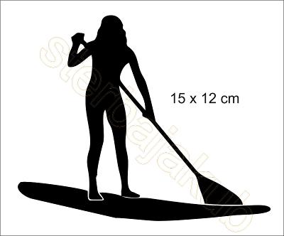 Paddle Board žena 15 x 12 cm