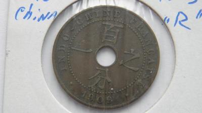 Francouzská Indočína 1 Cent 1909 R