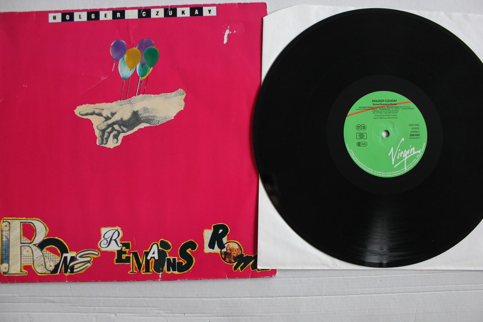 Holger Czukay ‎– Rome Remains Rome LP 1987 vinyl ex CAN Germany