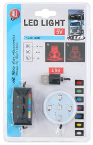 AllRide Podsvícení LED podstavec 7 barev USB