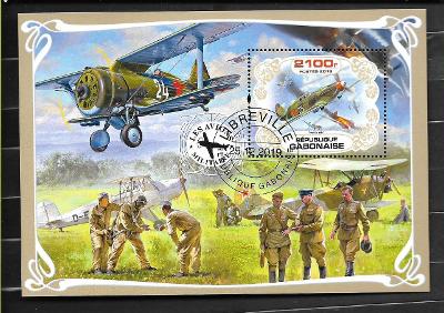 Gabon - letadla - druhá světová válka - Jakovlev JAK 7