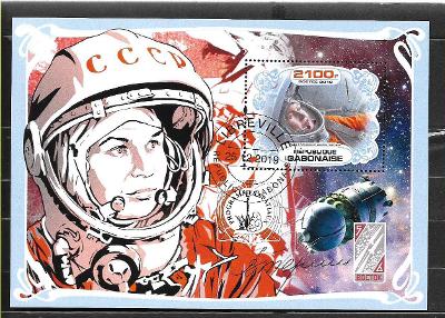 Gabon - kosmos - Valentina Těreškovová