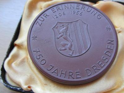 Nemecko Medaile 750 let Drážďany 1956 Meissen 