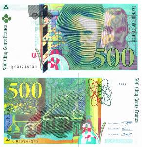 FRANCIE 500 Francs 1994 P-160a UNC