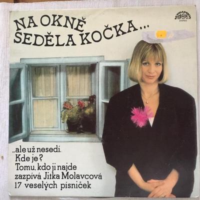Jitka Molavcová, Jiří Suchý ‎– Na Okně Seděla Kočka - LP vinyl