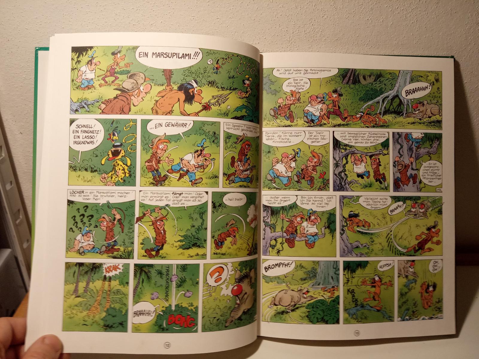 Komiks - Panda in Panik Die Abenteuer des Marsupilamis (německy / DE) - Knihy a časopisy
