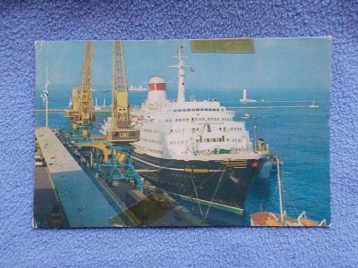Sovětský svaz Oděsa přístav námořní lod Taras Ševčenko 