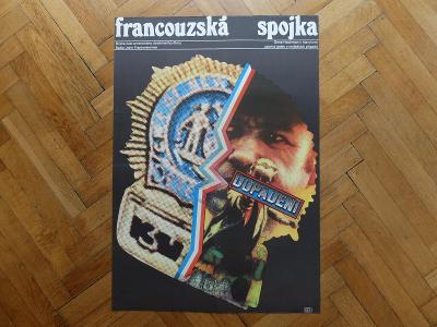 ZIEGLER ZDENĚK FRANCOUZSKÁ SPOJKA 2 1977 (1) HACKMAN USA PLAKÁT A1