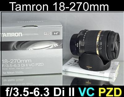 💥 pro Nikon - TAMRON 18-270mm 1:3.5-6.3 VC DiII PZD  **UV FILTR**👍OP