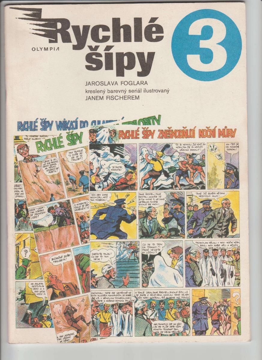 Časopis Rychlé šípy 3, Foglar, Olympia, 1990 - Knihy a časopisy