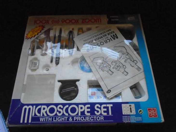 Dětský mikroskop na baterie...(11929) - Hračky