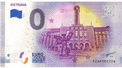 Ostrava 0€ bankovka suvenír