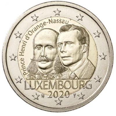 2 euro Lucembursko 2020 UNC Henry