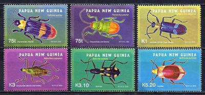 Papua N.G.-Brouci 2005**  Mi.1140-1145 / 10 €