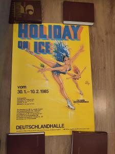 Krasobruslení Holiday on Ice 1985, plakát**