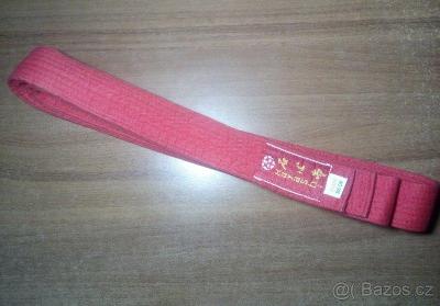 Pásek karate různé barvy 240-300 cm
