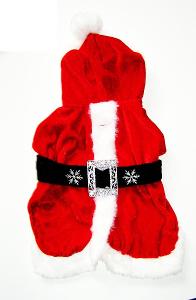PK08 - SANTA - vánoční obleček ,kostým pro pejska - délka 34cm
