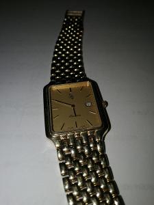 **Luxusní zlaté hodinky - k obleku s datumem SB**