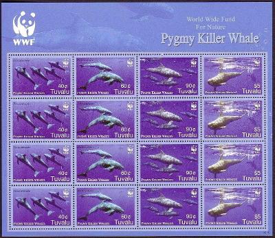 Tuvalu 2006 Fereza malá, WWF Mi# 1307-10 Bogen Kat 54€ 1118