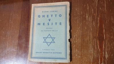 Henri Serre-Ghetto v mešitě-1921-román ze světové války-židé