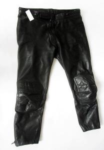 Kožené kalhoty - vel. 3XL/58, pas: 96 cm