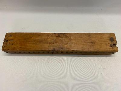 Unikátní staré, dřevěné pouzdro - sušička, forma na doutníky, č. 30