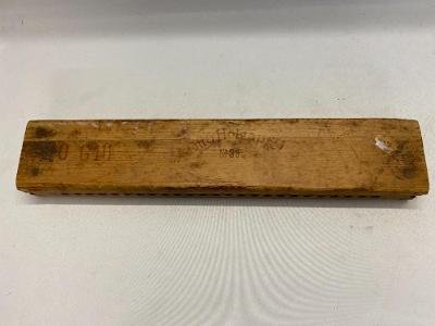 Unikátní staré, dřevěné pouzdro - sušička, forma na doutníky, č. 34