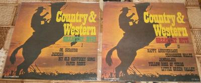 LP - Country & Western - Greatest Hits 1 a 2 (2xLP) / Perfektní stav!