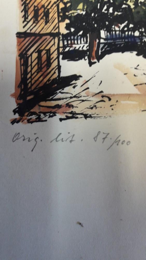 Svatopluk Havrlík akvarel rok 1945 - Umění