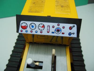 Pásák MS80 - replika ovládacího pultu  - 3D tisk