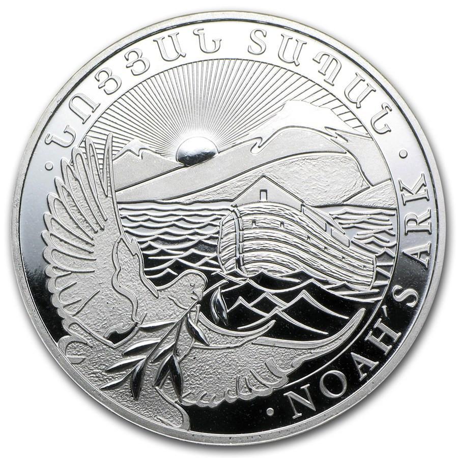 strieborná minca Noemova Archa 1 oz 999/1000 v kapsičke - Numizmatika