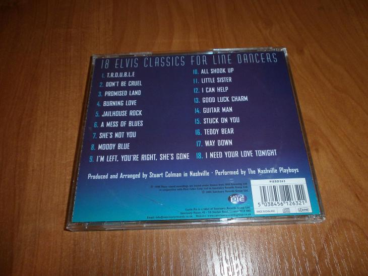 CD THE NASHWILLE PLAYBOYS : 18 Elvis classics for line dancers /super/