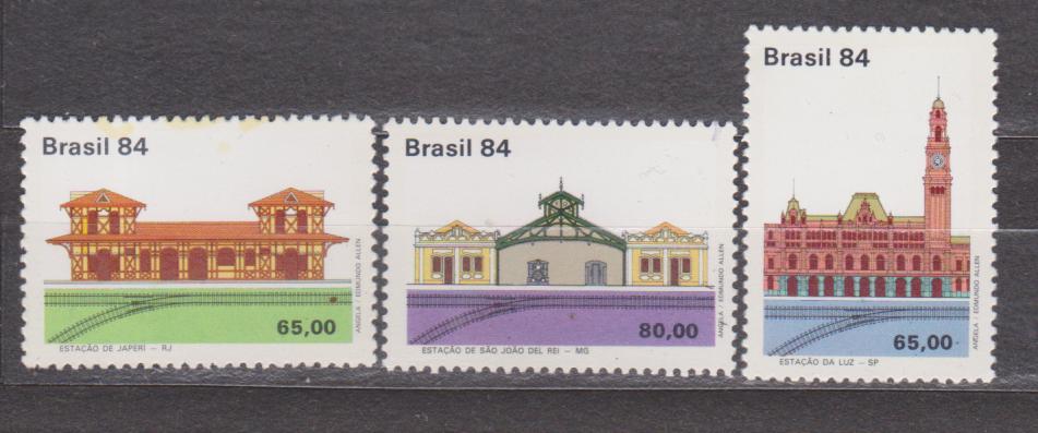 Brazilie -  významné budovy - Známky