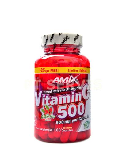 Vitamín C se šípkem 2 x 125 kapslí 500mg