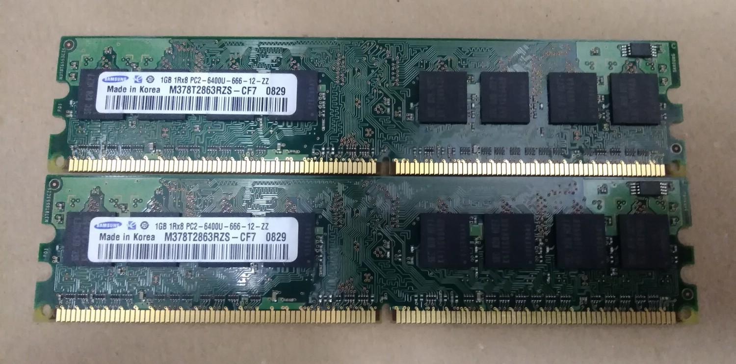 DDR2 1GB 800MHz - Počítače a hry