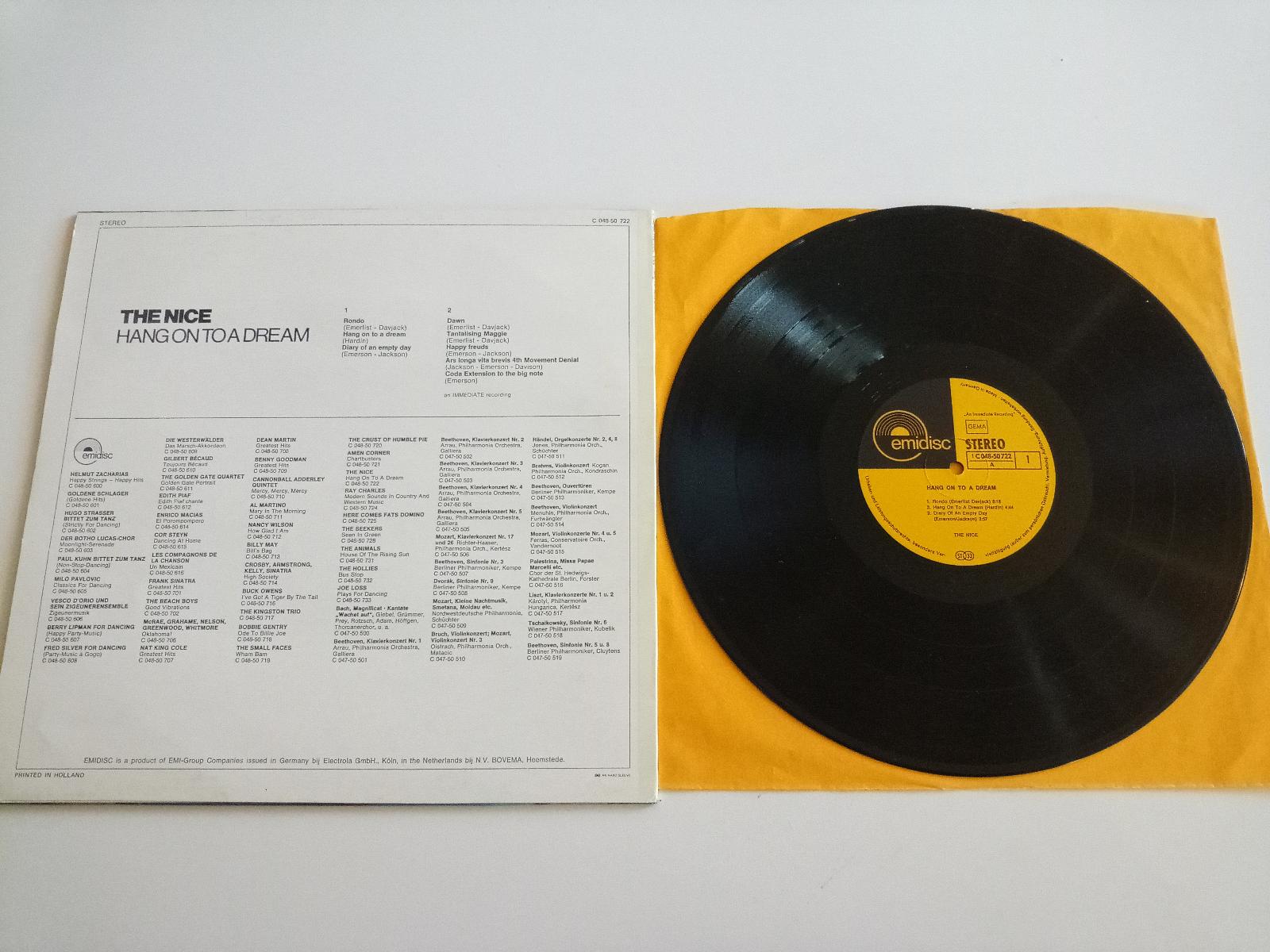 The Nice (K. Emerson) Hang On To A Dream - Top Stav - Germany 1970 LP - LP / Vinylové desky