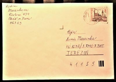 ČSSR II - poštovní obálka - pošta Stráž nad Nisou
