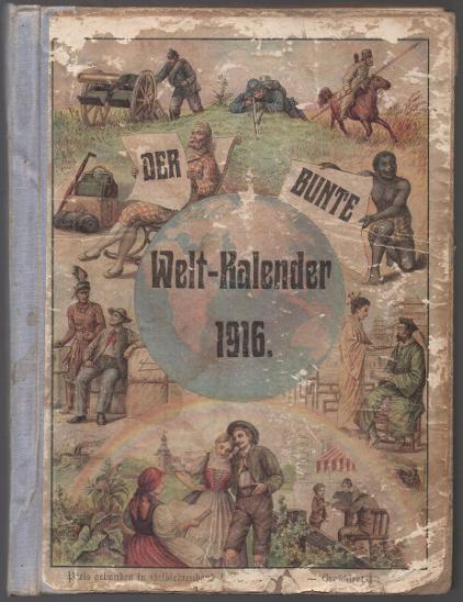 Der Bunte Welt - Kalender 1916 - Sběratelství