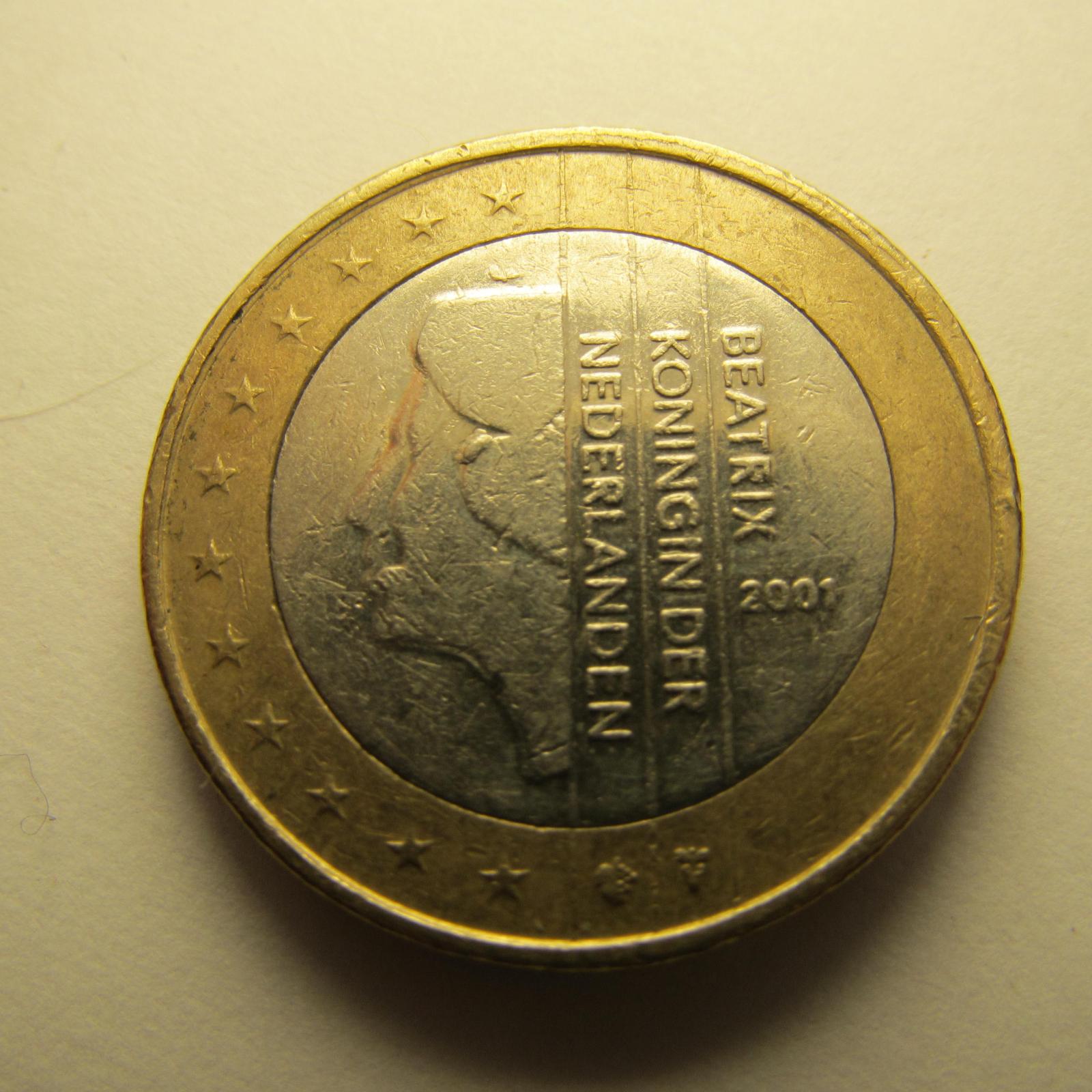 Euromince - Nizozemsko 1 Euro - 2001 - Sběratelství