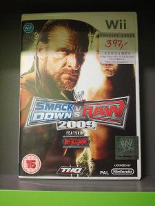 WWE Smackdown vs Raw 2009 (Wii) - kompletní, jako nová