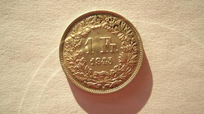 Švýcarsko 1 frank 1945