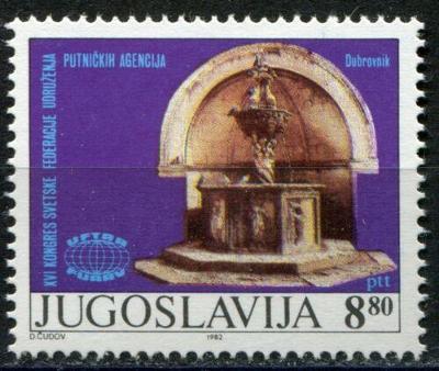 Jugoslávie 1982 Fontána Onofrius v Dubrovníku Mi# 1948 2184