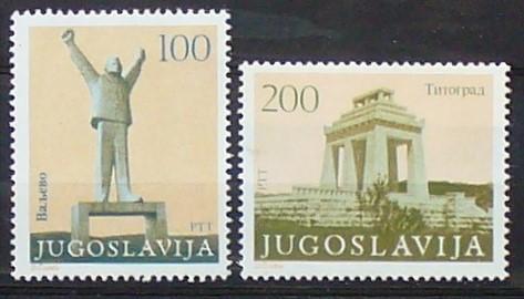 Jugoslávie 1983 Památníky revoluce Mi# 1991-92 Kat 5.50€ 2184