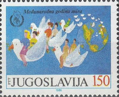 Jugoslávie 1986 Dětská kresba Mi# 2200 2187