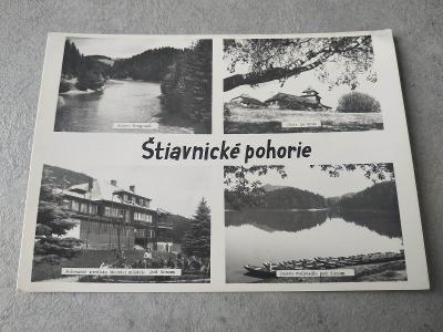 Pohled Starý pohled Pohlednice Sbírka Slovensko Štiavnické Pohorie