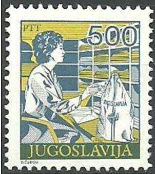 Jugoslávie 1988 Poštovní služby Mi# 2281 2188